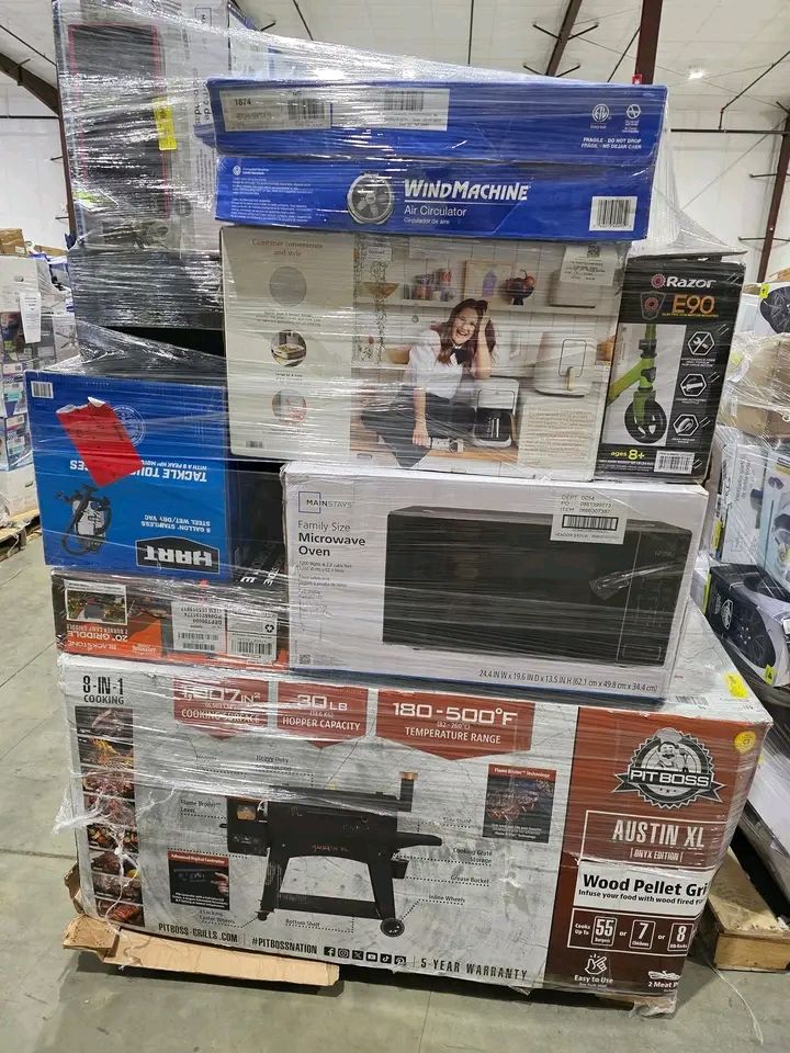 Household liquidation pallets